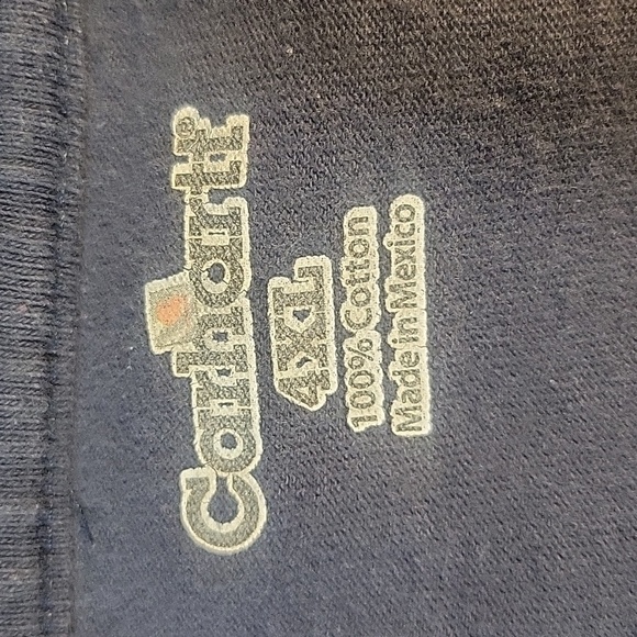 CARHARTT Men's Blue Short Sleeves Cotton T Shirt‎ 4XL - Picture 7 of 7